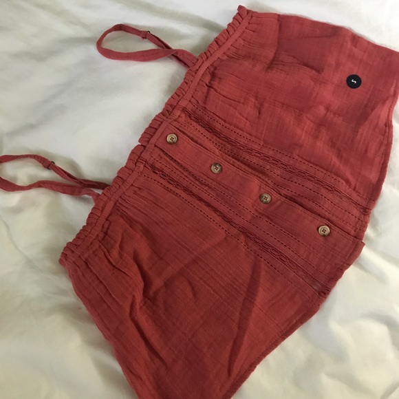 Abercrombie  button front cami crop top - Picture 5 of 7